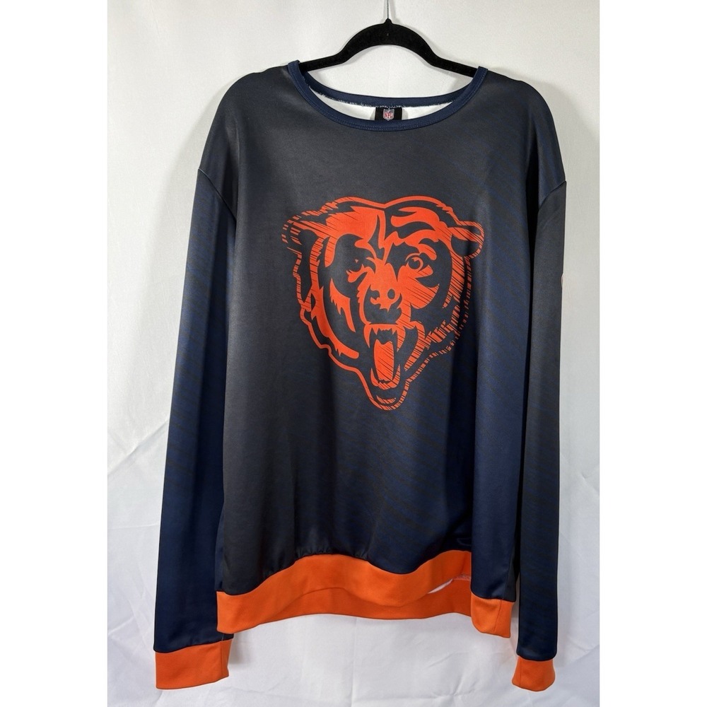 NFL‎ team apparel sweatshirt size xl chicago bears long sleeve pullover